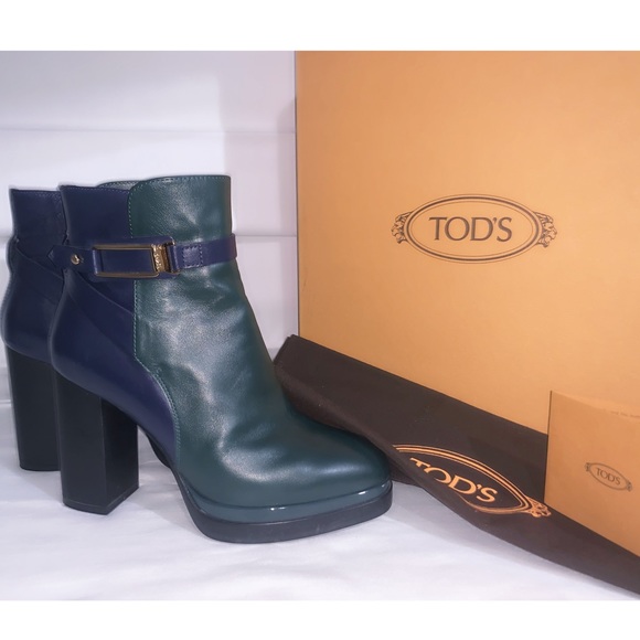Tod’s Size 7 Women Leather Ankle Boots - Picture 2 of 14